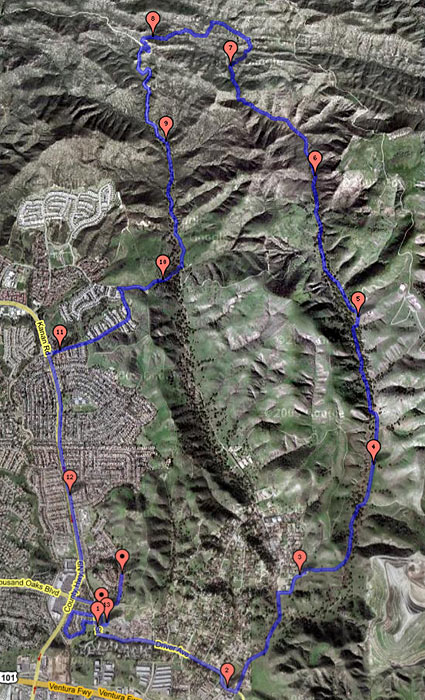 Half Marathon map